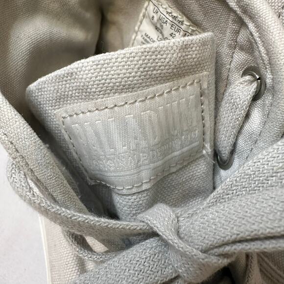 Palladium Pampa Hi Canvas High Top Boots Marshmellow White Size 10 - Picture 9 of 9